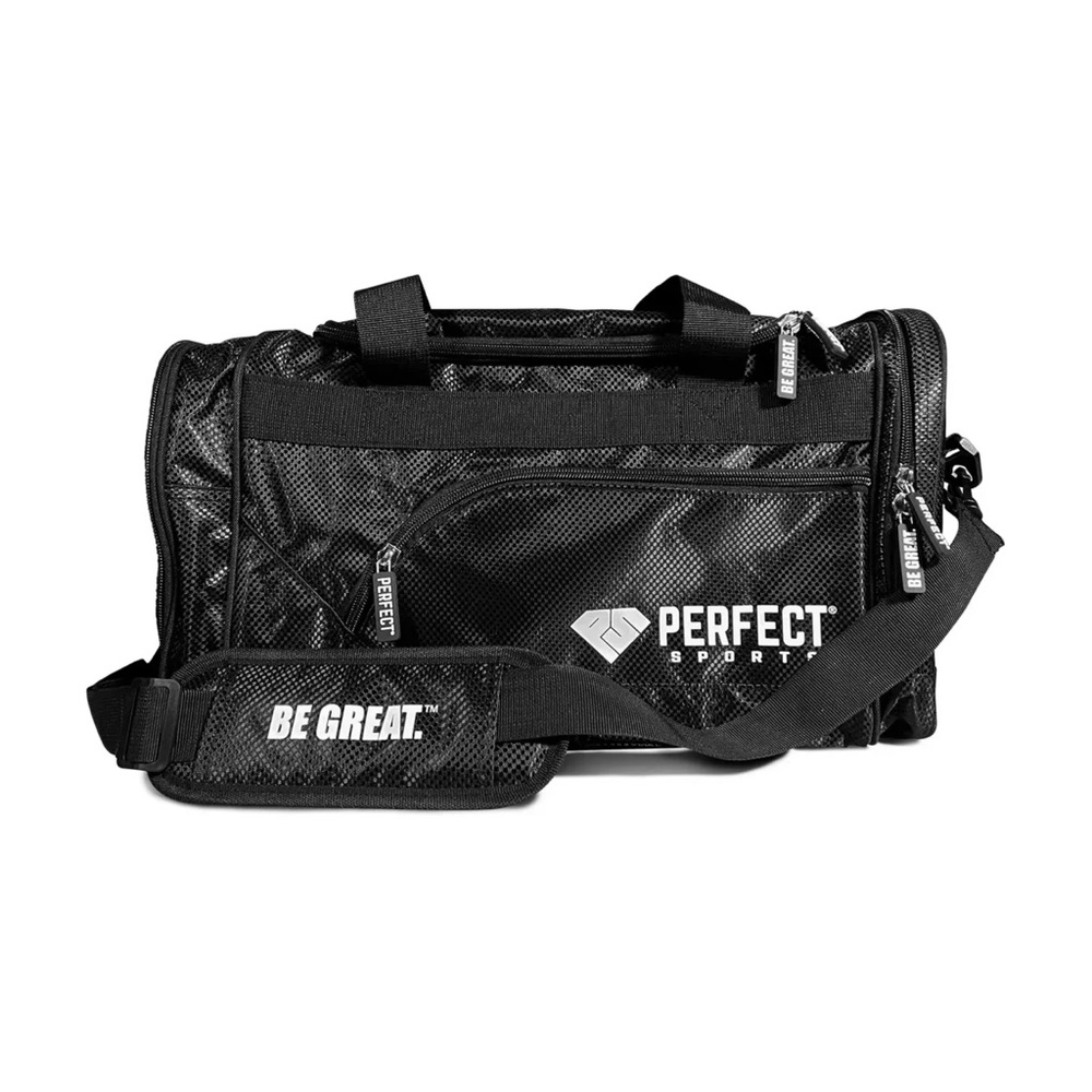 Black Men's Duffle Bag - Be Great Shoulder Strap